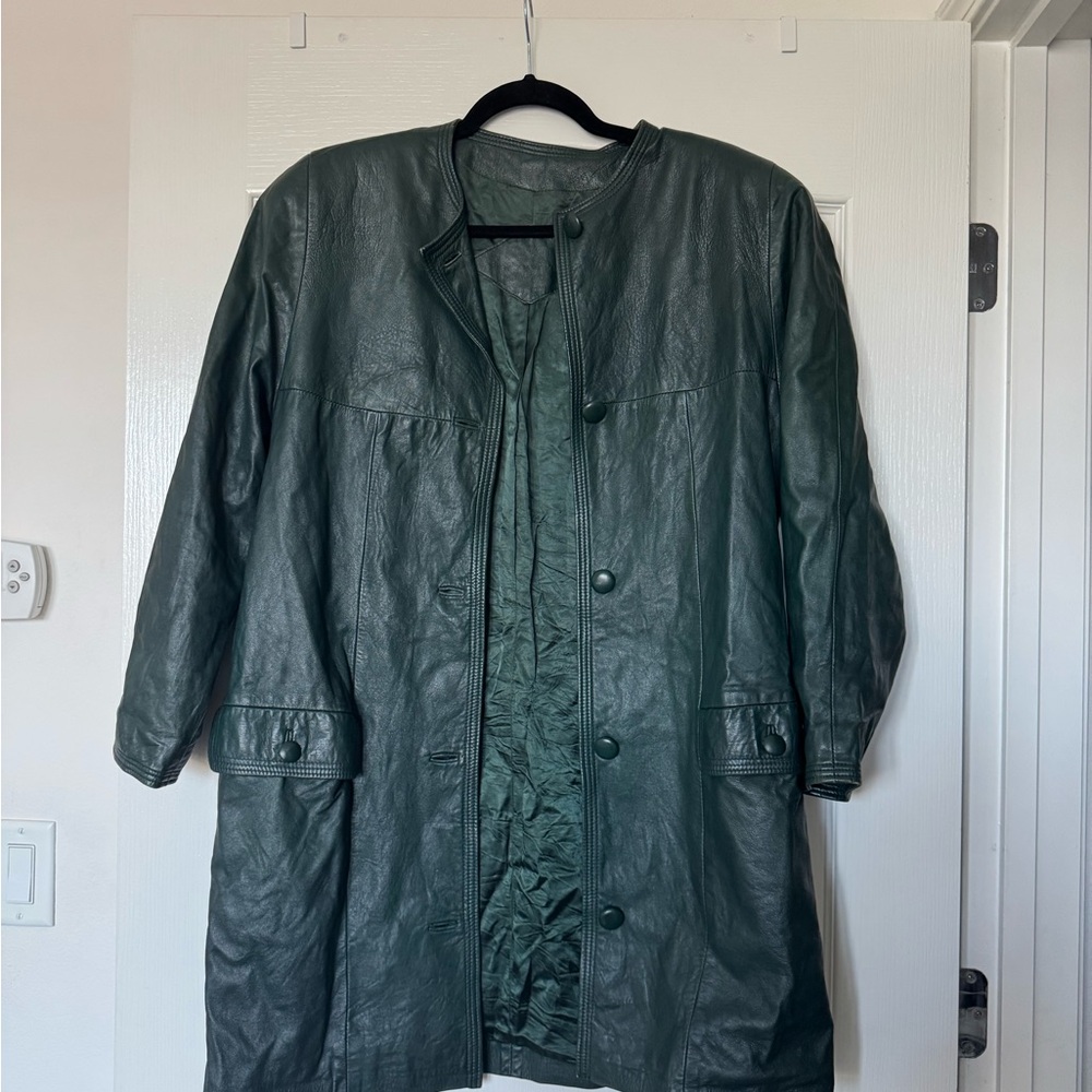 Franco Di Marco Vintage 100% Genuine Leather Coat